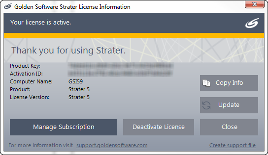 License Info 3