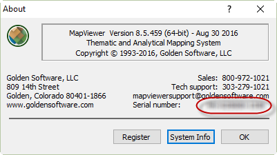 MapViewer About